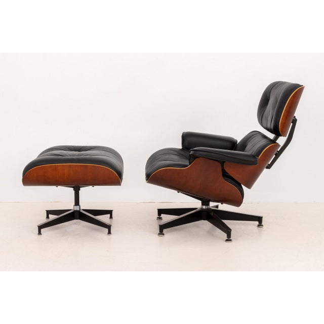 Herman Miller Eames for Herman Miller Lounge Chair and Ottoman For Sale - Image 4 of 14