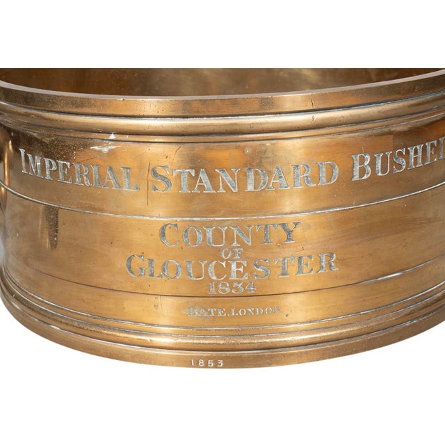 Bronze Victorian Bronze Imperial Standard Bushel Measure For Sale - Image 8 of 11