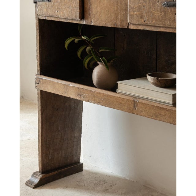 Wood Spanish Oak Cabinet, 1600 For Sale - Image 7 of 17