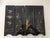 Late 20th Century Vintage Chinese Lacquer Tabletop Folding Screen For Sale - Image 5 of 16