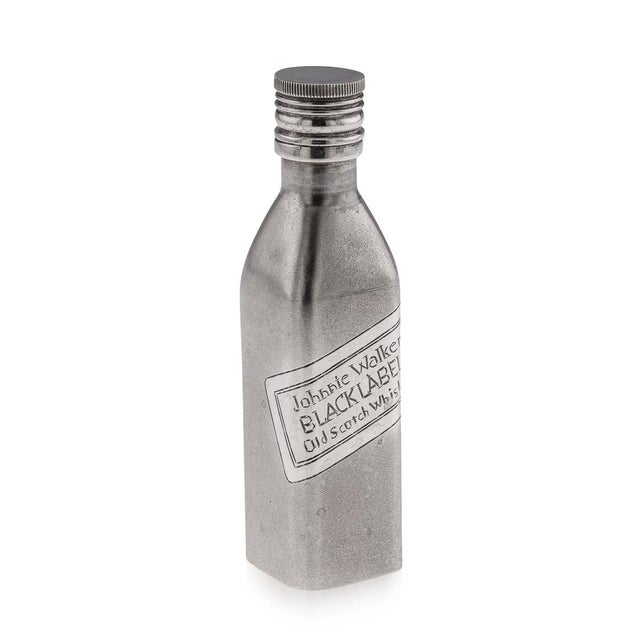 Novelty Silver Miniature Johnnie Walker Whisky Bottle For Sale - Image 13 of 13
