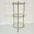 1970s Vintage Hollywood Regency Boho Chic Metal Twisted Rope Gold Finish 3-Tier Plant Stand. For Sale - Image 10 of 12