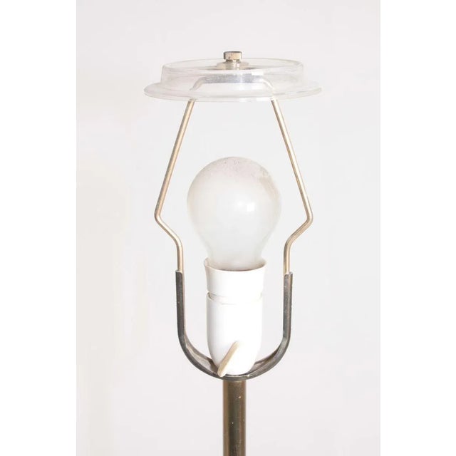 Brass & Enamel Floor Lamp, 1960s For Sale - Image 6 of 7