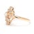 Early 21st Century 0.40ctw Diamond Navette Bypass Ring, 14k Yellow Gold, Ring Size 6.25 For Sale - Image 5 of 8