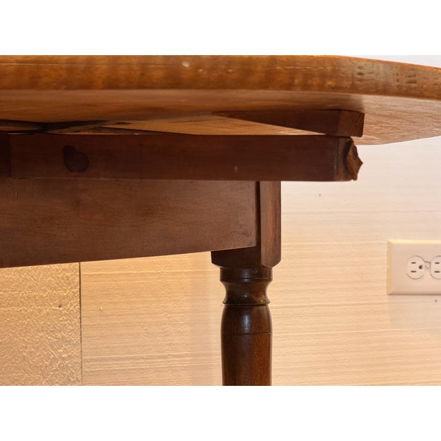 Brown 19th Century French Drop Leaf Table For Sale - Image 8 of 12