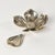 1960's Flower Ashtray With Removable Petals Silver Plate Floral Cocktail Ashtray For Sale In Rochester - Image 6 of 12