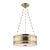 Gaines 3 Light Pendant - Aged Brass For Sale