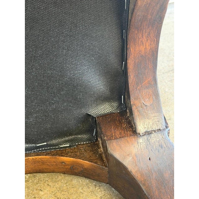 French Chesterfield Tufted Bench in Caramel Leather For Sale - Image 15 of 16