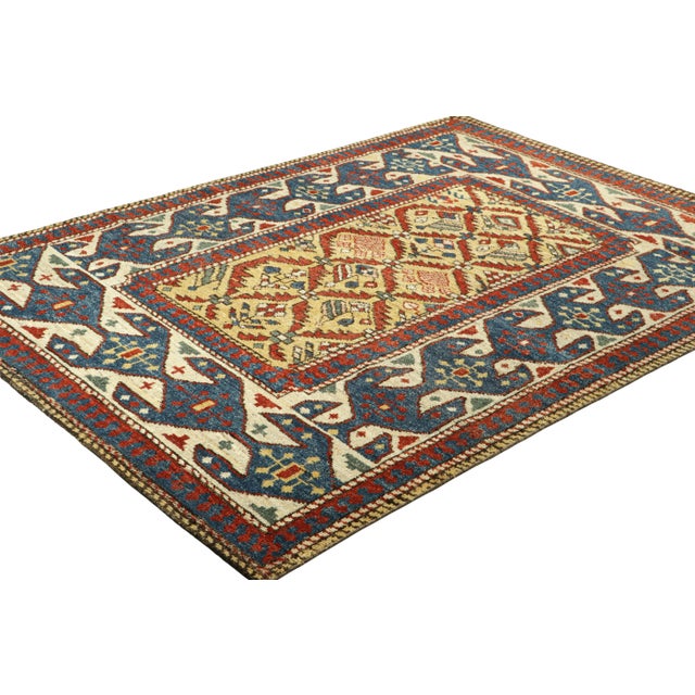 Rug & Kilim Rug & Kilim’s Caucasian Kuba Style Rug With Geometric Patterns For Sale - Image 4 of 8