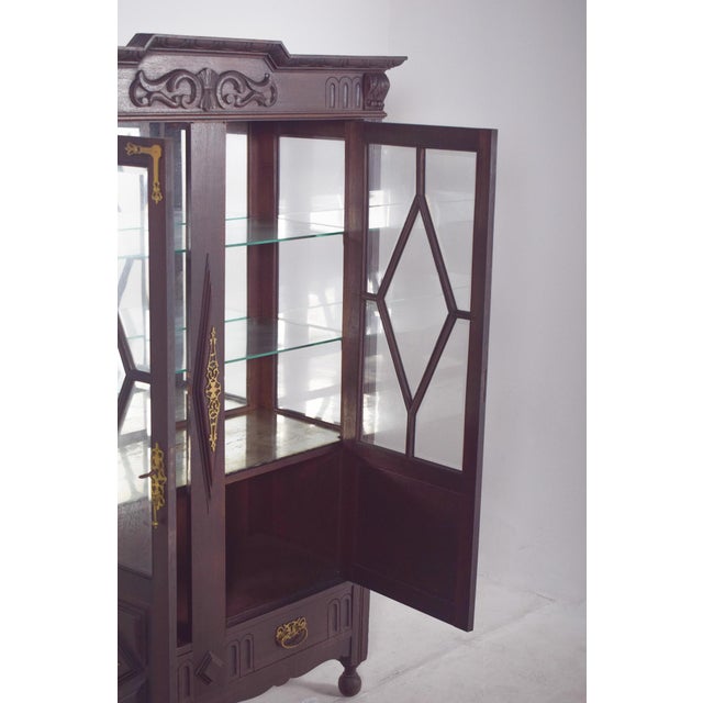 Antique Portuguese Dutch-Style Display Cabinet, 1800s For Sale - Image 5 of 13