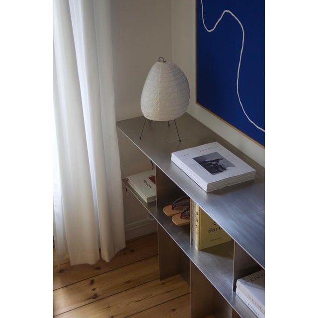 Metal Soft Futurism Lamina Console in Aluminum by Filippo Andrighetto For Sale - Image 7 of 10