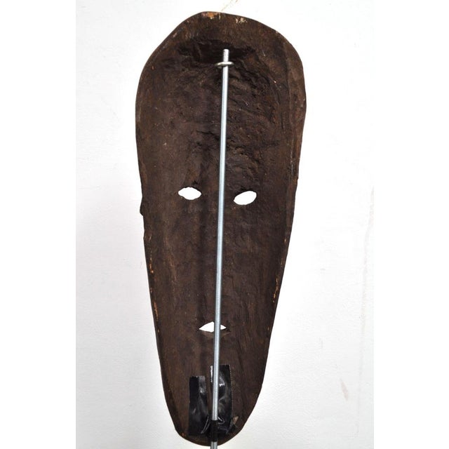 Wood Vintage West African Mask, 20th Century For Sale - Image 7 of 10