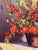 Floral Still Life Oil on Canvas Painting, Vintage For Sale - Image 12 of 12