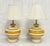 1960s A Pair of Vintage 1960s Striped Ceramic Table Lamps by Remains Lighting For Sale - Image 5 of 18