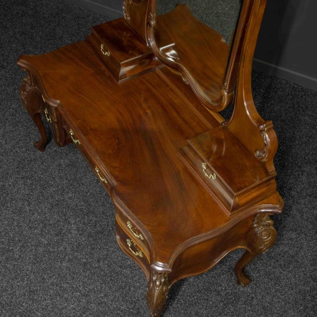 Antique Victorian Mahogany Dressing Table For Sale - Image 11 of 17