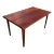 Rosewood Mid-Century Modern Draw-Leaf Dining Table For Sale