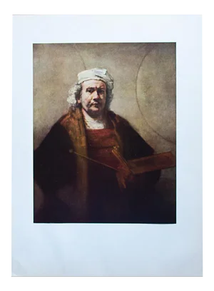 1950s After Rembrandt, "Self-Portrait" Vintage Photogravure