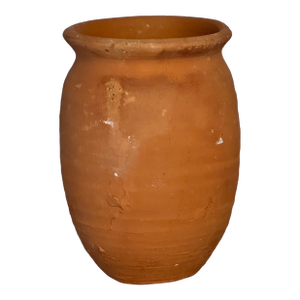 Vintage Terracotta Vase With Textured Details
