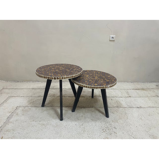 Bring a touch of timeless elegance to your home with this handcrafted round wooden side table, where the warmth of natural...