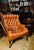 A Carl Forslund Rip Can Lee Tufted Leather Arm Chair For Sale - Image 4 of 13
