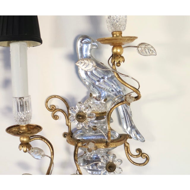 Banci 1970s Hollywood Regency Parrot Sconces Appliques by Banci Firenze , a Pair For Sale - Image 4 of 6