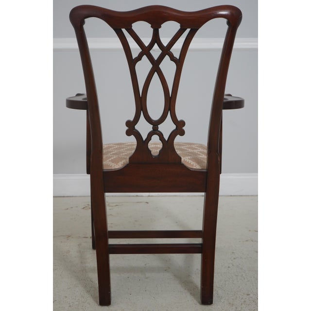 Henkel Harris Set of 8 Henkel Harris Mahogany Dining Chairs For Sale - Image 4 of 18