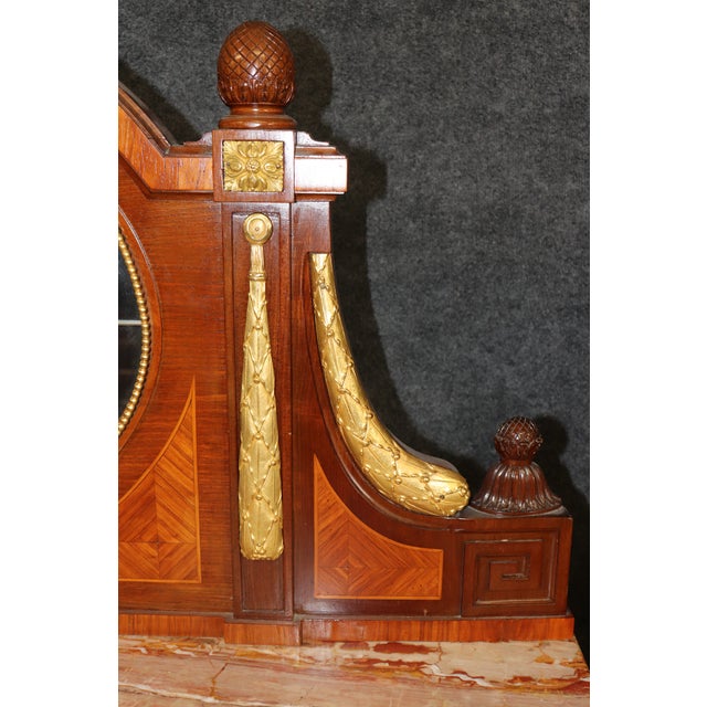 Late 19th Century Companion Pair of French Gilt Bronze Mounted De Cooene Freres Attr. Buffets For Sale - Image 16 of 17