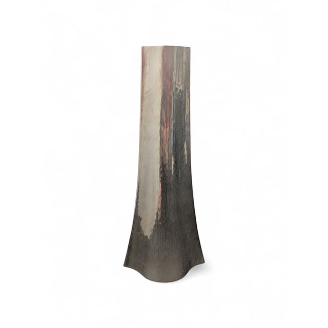 Metal Silver Vase by Zanetto, 1970s For Sale - Image 7 of 7