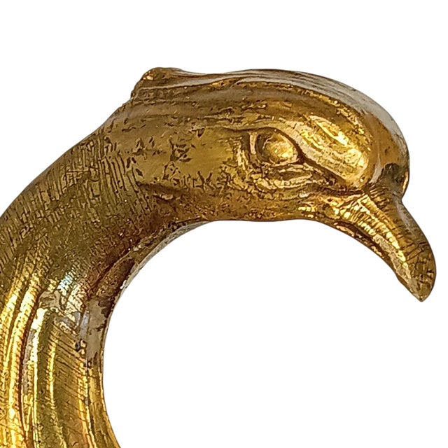 Gold Vintage Gold Peacock Pheasant Statute Figurine Hollywood Regency Mid-Century Modern 13" X 7" For Sale - Image 8 of 14