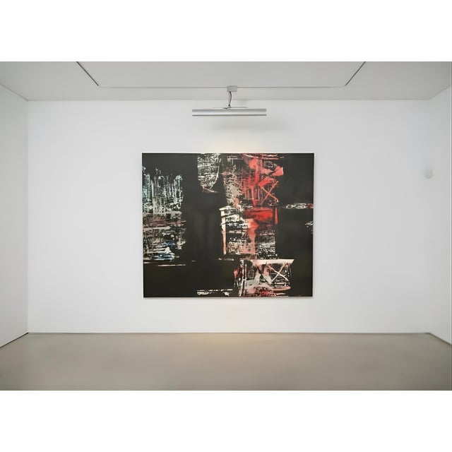Giorgio Celiberti, Composition, Tempera on Large Canvas, 2000 For Sale - Image 3 of 6