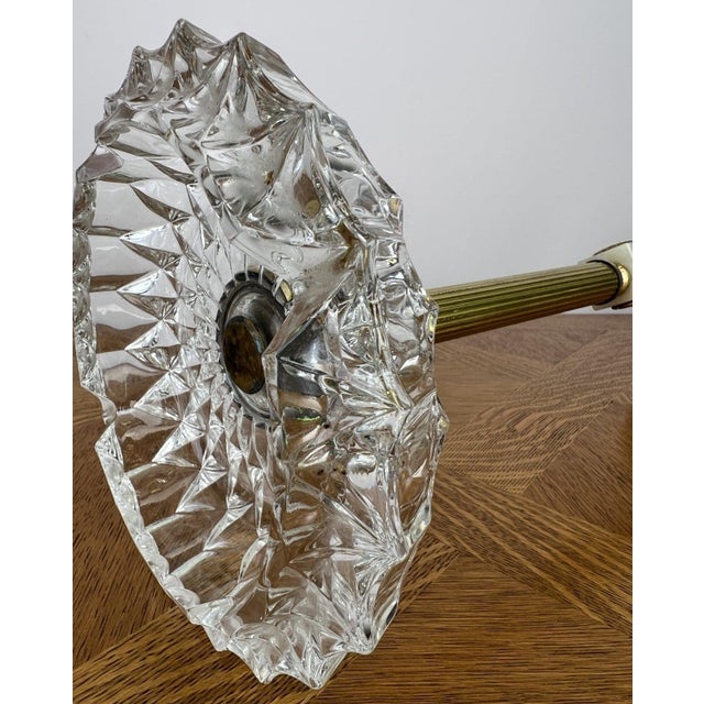 Vintage French Ashtray Stand in Brass and Onyx Crystal For Sale - Image 9 of 14