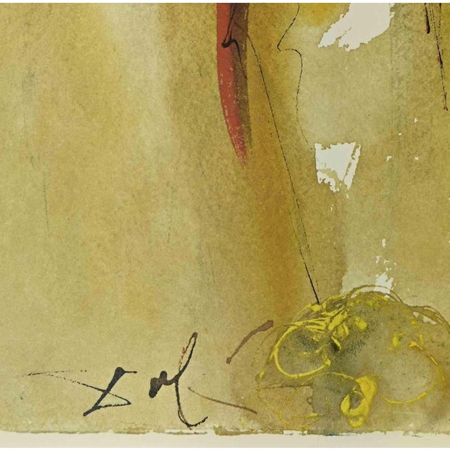 Vox Clamantis is a Color lithograph on heavy rag paper realized in 1964 by Salvador Dalì, It is part of Biblia Sacra...