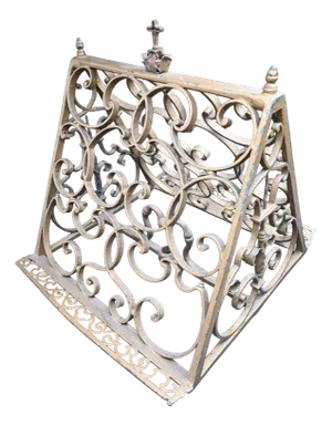 18th Century Wrought Iron Book Support