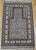 Tribal Early 20th Century Baluch Tribal Area Rug in a Prayer Pattern in Ivory, Brown, Navy Blue For Sale - Image 3 of 11