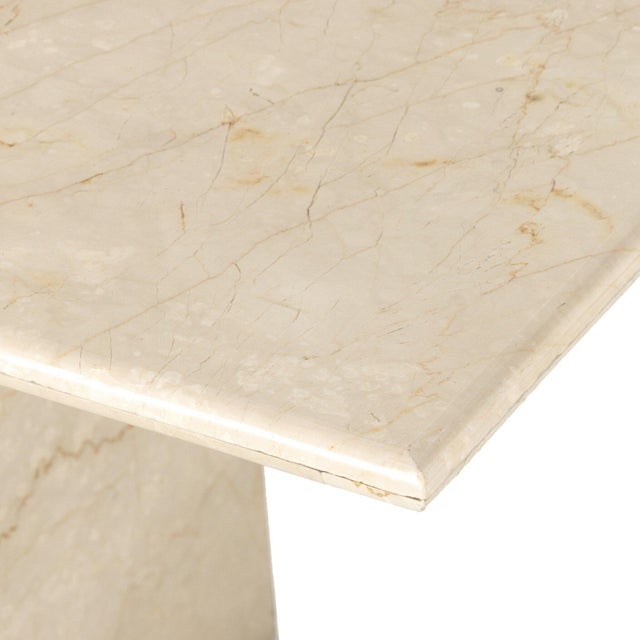 Four Hands Arum Dining Table - Cream Marble For Sale - Image 9 of 11