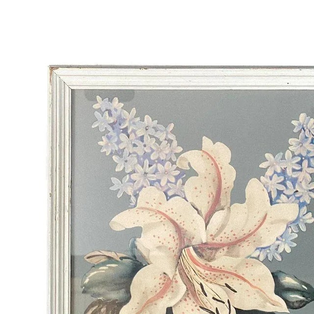 Framed Botanical Print of a Stargazer Lily by Rene White For Sale - Image 4 of 5