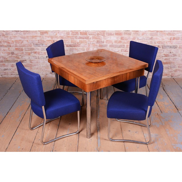 Bauhaus Chairs by Hynek Gottwald, 1930s, Set of 4 For Sale - Image 15 of 16