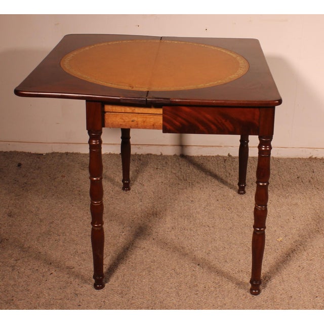 Game Table in Mahogany, 1800s For Sale - Image 6 of 12