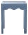 Litith Square Wave Accent Table in Blue For Sale