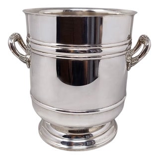 Silver-Plated Gallia Collection Sully Champagne & Ice Bucket from Christofle, 1950s For Sale