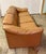 1980s Low Profile Sofa in Cognac Brown Leather in the Manner of Niels Eilersen, 1980's For Sale - Image 5 of 11