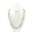 Modern 14 Yellow Gold Open Circle Link Necklace, 15" Drop For Sale - Image 3 of 8