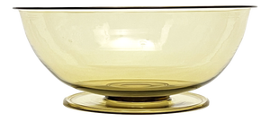 Vintage Murano Glass Bowl by Vittorio Zecchin for Cappellin and Venini, 1920s