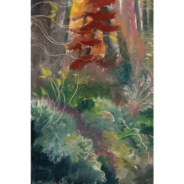 Camille Roche, Undergrowth, 1930s, Oil Painting on Canvas, Framed For Sale - Image 6 of 10