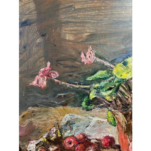 Enzo Faraoni, Still Life with Flowers, Oil on Wooden Panel, 1970s For Sale - Image 9 of 11