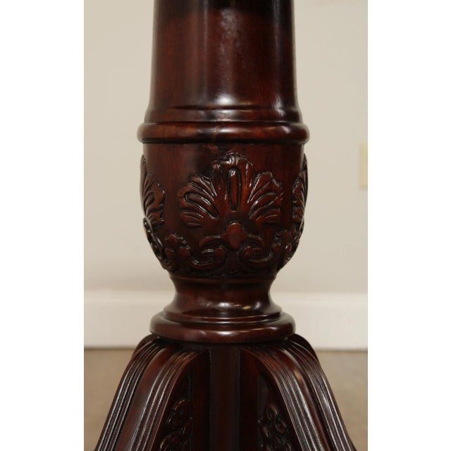 Georgian Style Banded Mahogany Octagonal Table Base For Sale - Image 10 of 13