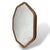 Vintage Oak Octagonal Wall Mirror For Sale - Image 6 of 8
