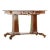 Inlaid Art Deco Pedestal Console Table For Sale