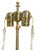 Huge Art Deco White Gold Giltwood Floor Lamp - 1 of 2 For Sale - Image 9 of 9