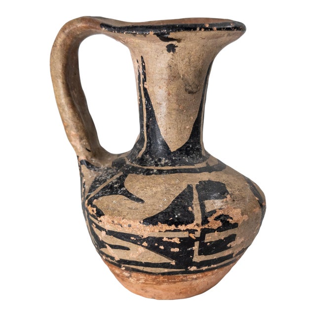 20th Century Native American Indian Southwest Santo Domingo Pueblo Pottery Pitcher For Sale